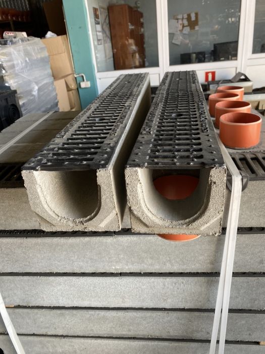 Odwodnienie liniowe betonowe z rusztem żeliwnym C250 – odcinek 1 m