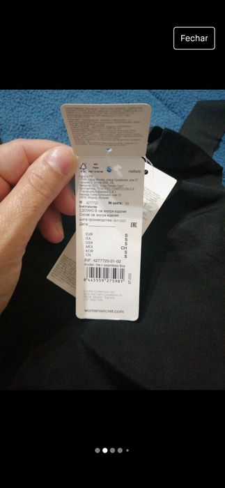 Conjunto de 2 sutiens S s/costura