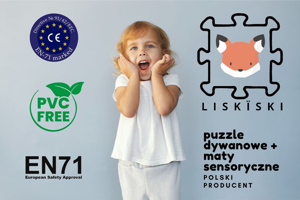 puzzle piankowe z dywanem SHAGGY szary