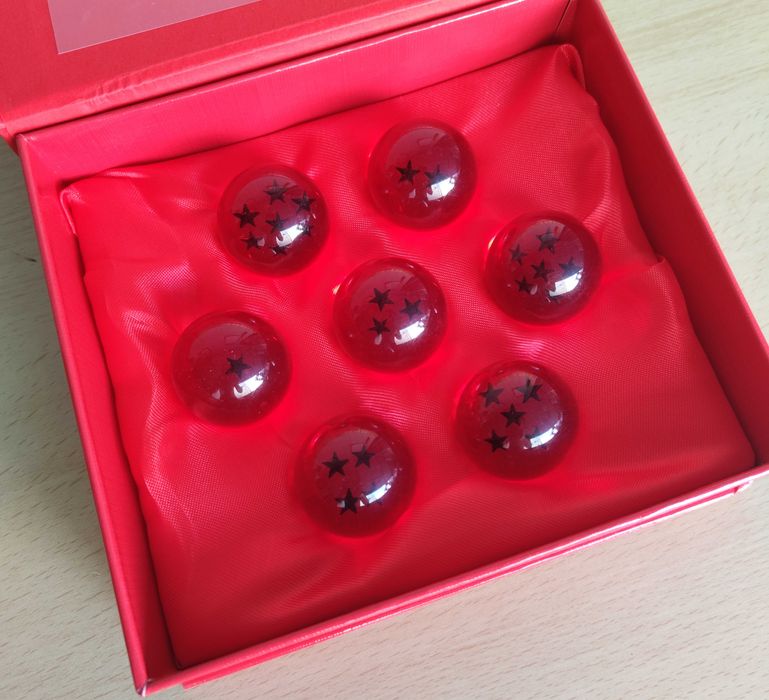 7 Bolas de Cristal Vermelhas Dragon Ball