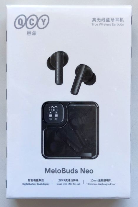 Оригінальні бездротові TWS навушники QCY MeloBuds Neo