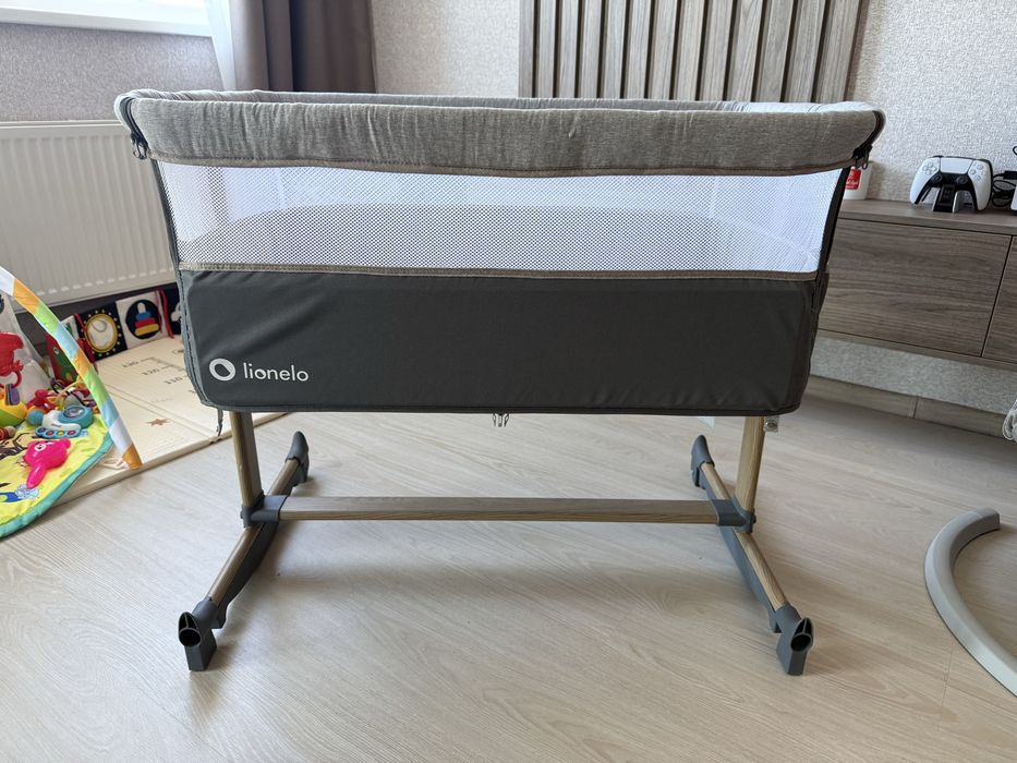 Кроватка детская 3 в 1 Lionelo LEONIE GREY STONE