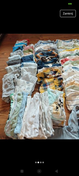 Paka ubrań dla chłopca 62