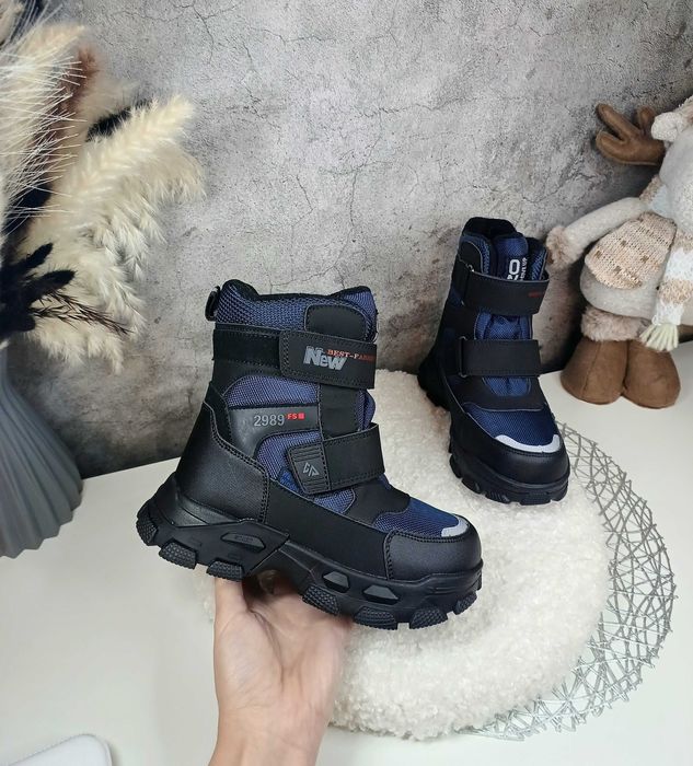 Зимові термо черевики Томм для хлопчика 32 33 34 35 36 37 38 чоботи