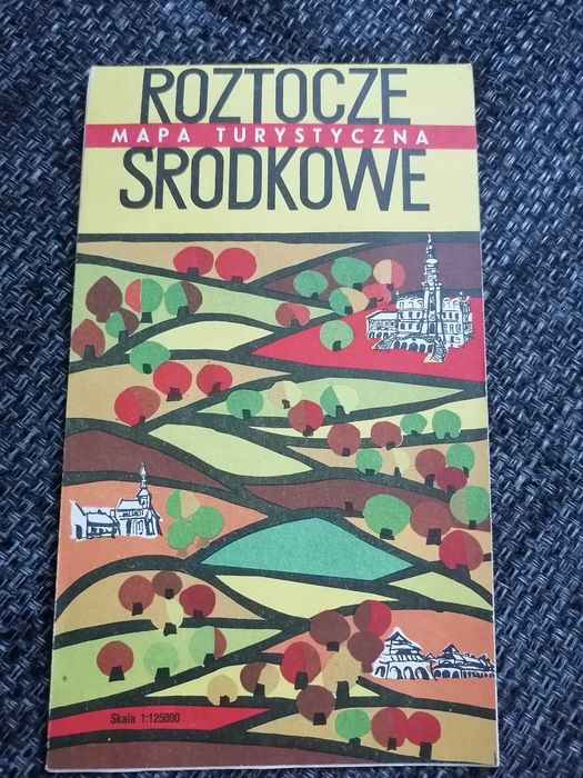 Roztocze Środkowe, mapa turystyczna