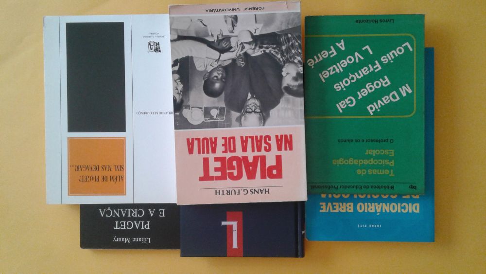 Livros de PIAGET e Dcionários de Sociologia