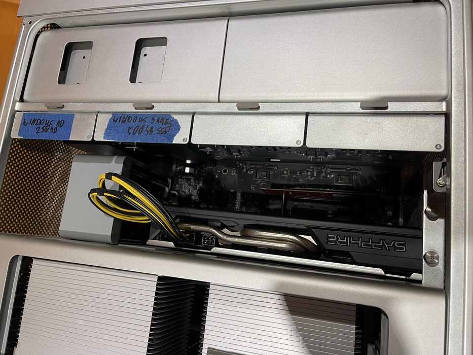 Mac Pro 5,1 RX 580 8GB 12 rdzeni 2x X5690 96GB RAM DUAL CPU SSD