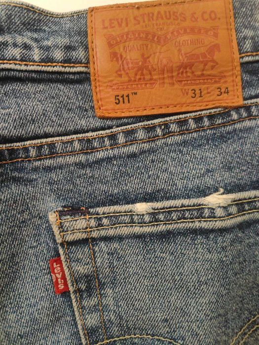 Джинси Levis 511 Slim Fit W31 L34 Light Wash