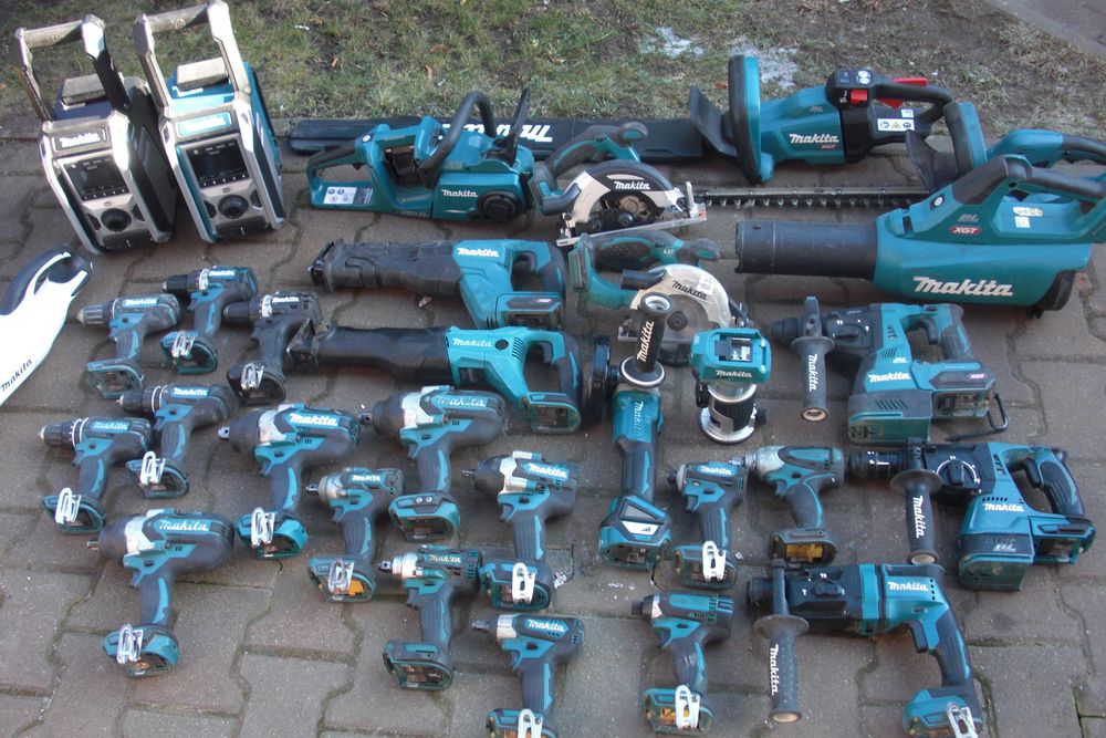 Makita wiertarka,radio,nozyce,klucz,szlifierka,XGT,podkaszarka 18v