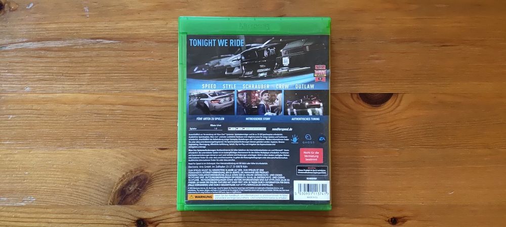 Need For Speed, Xbox One