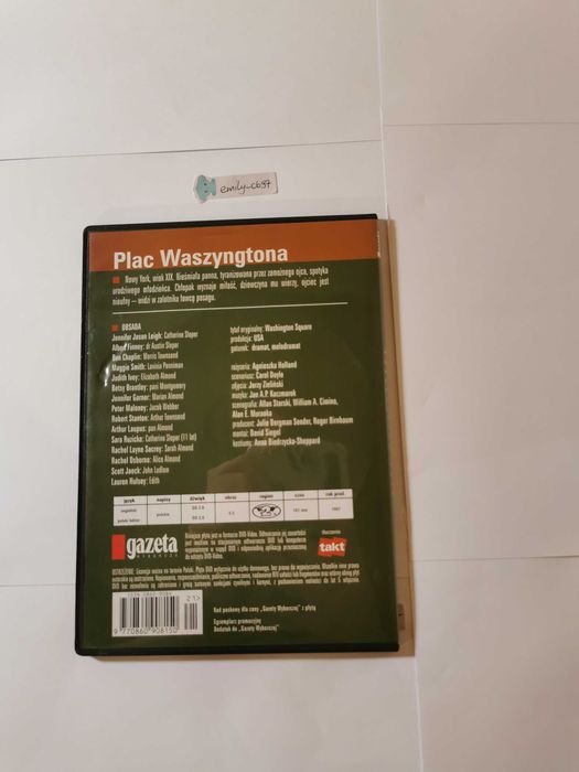 Płyta DVD "Plac Waszyngtona"