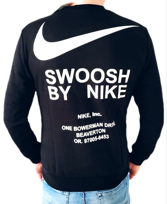 Bluza męska Nike z nadrukiem czarna