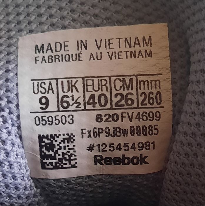 Buty sportowe Reebok rozmiar 40