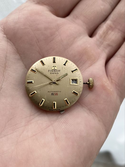 Tissot 784-2 mechanizm kompletny tarcza PR 516