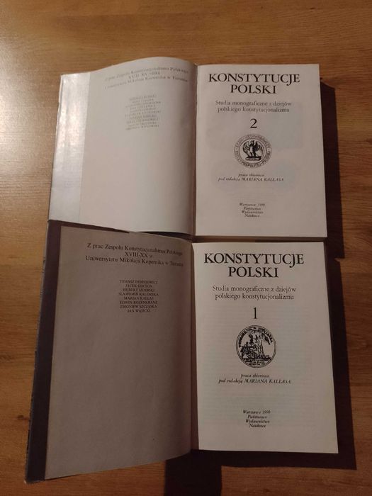 Konstytucje Polski 2 tomy