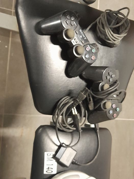 Volante, pedaleira e Joystick Ps2