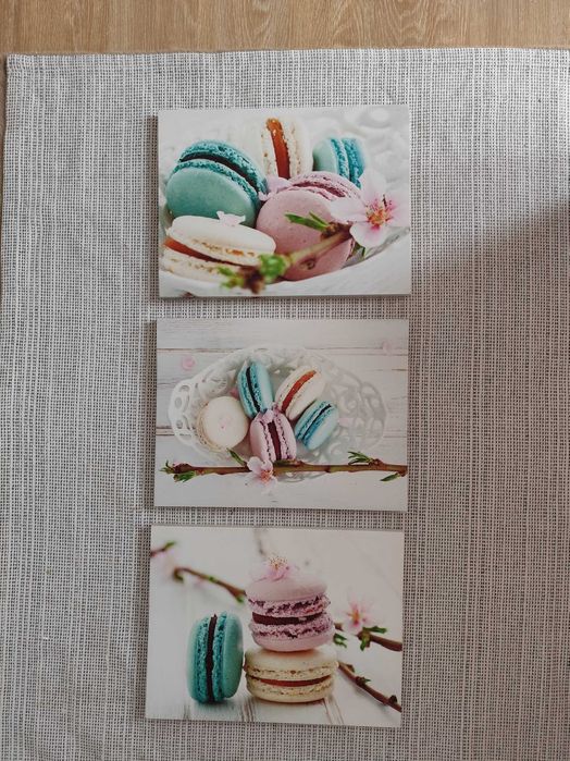 Telas decorativas com cupcakes