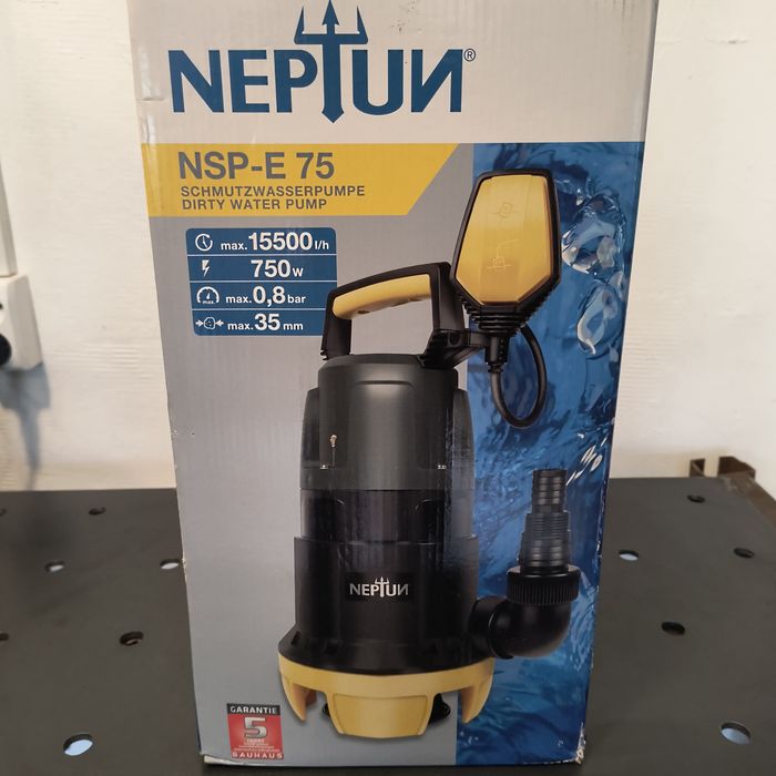 Pompa zanurzeniowa, pływakowa Neptun NSP E 750W.