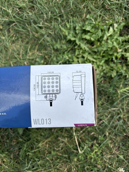 Nowe lampy robocze LED M-Tech WLO13 48W OSRAM - KOMPLET 3 szt.