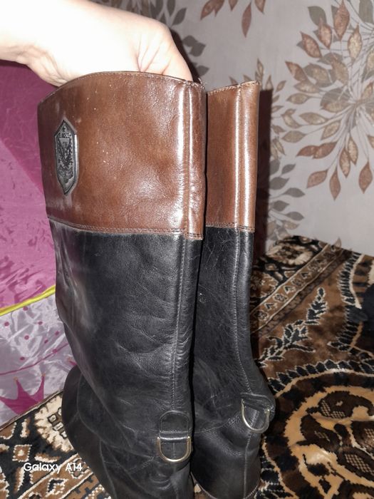 Продам шкіряні сапоги 37 розмір!