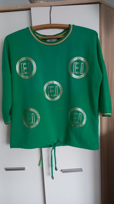 Zielona bluzka 3/4rękaw