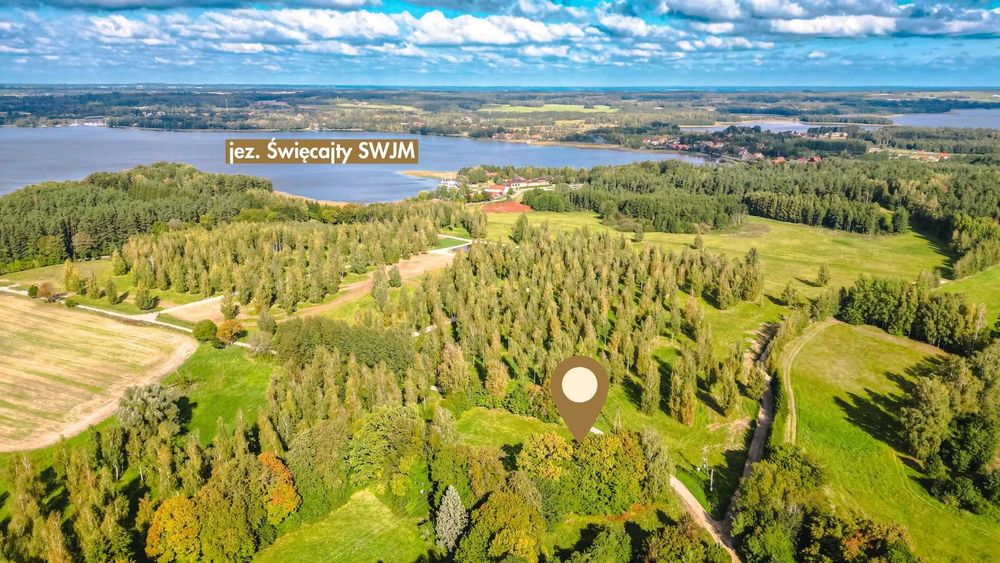 Klimatyczna działka w otoczeniu drzew - 1242 m² - warunki zabudowy pod dom całoroczny - Widok 3