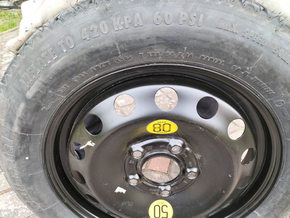Koło dojazdowe 125/90 R16 98M