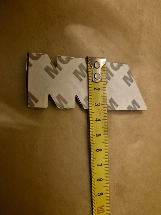 Napis BMW M Tył Bagażnik M Sport 8,3/3 cm chrom -kolor