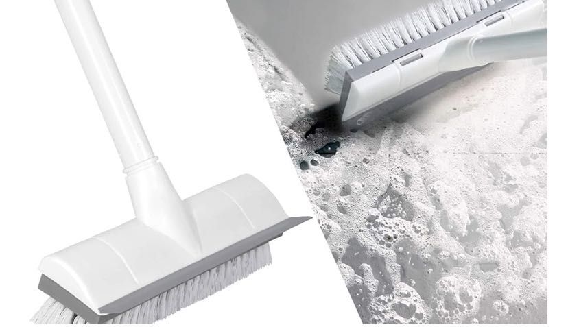 Дековая щетка 2 в 1 с водосгоном