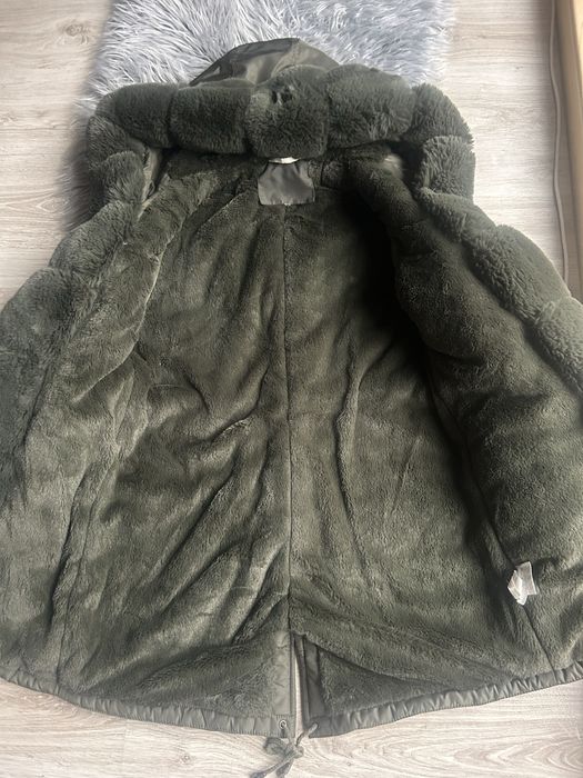 Kurtka parka z futerkiem L