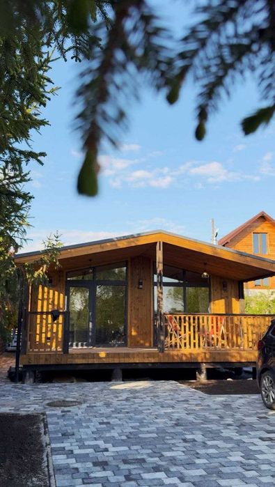 Модульний будинок 80м2 + Тераса. Під ключ. Каркасний