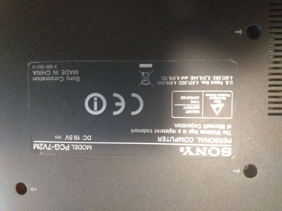 Sony vaio para peças