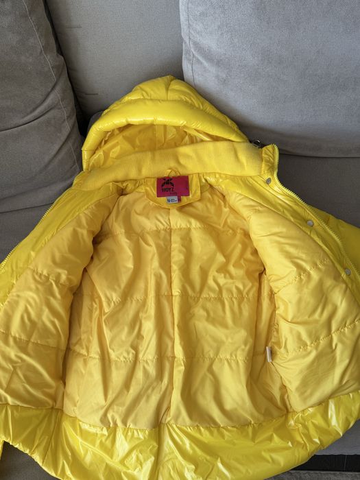 Куртка жовта зимова для дівчинки X-Woyz
