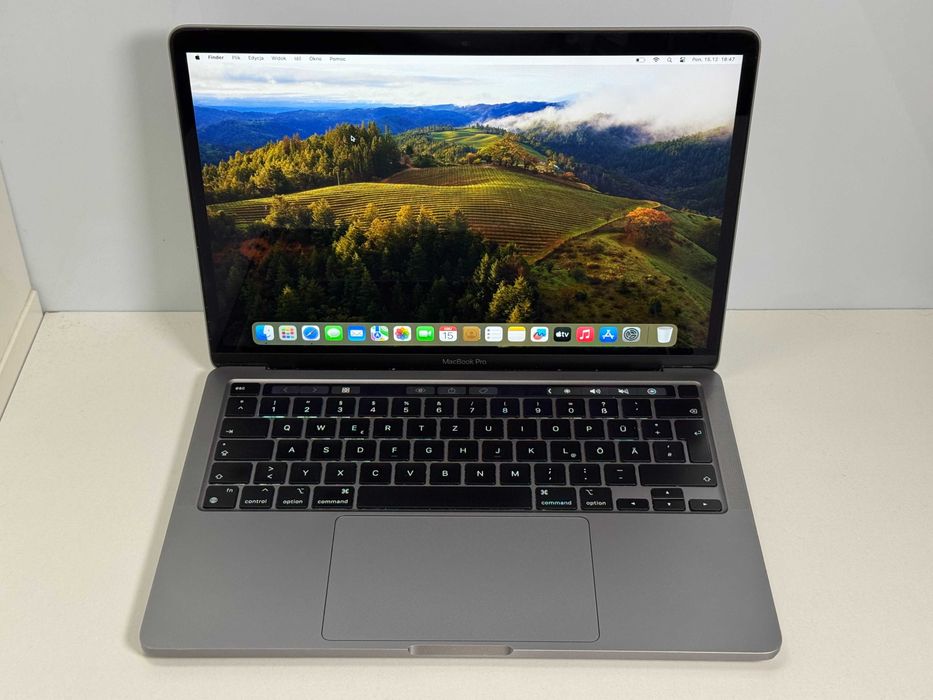 MacBook Pro 13 2020 M1 TouchBar 86% Baterii 8/256GB Gwarancja