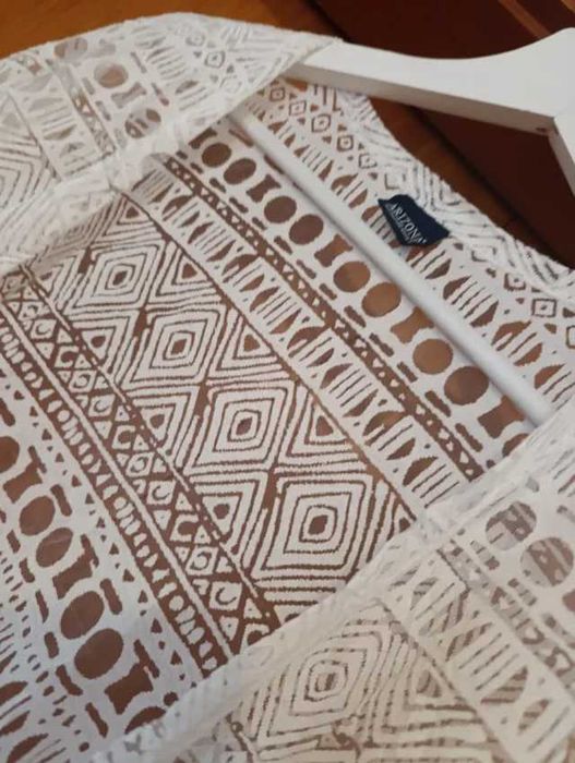 Casaco fino branco Arizona