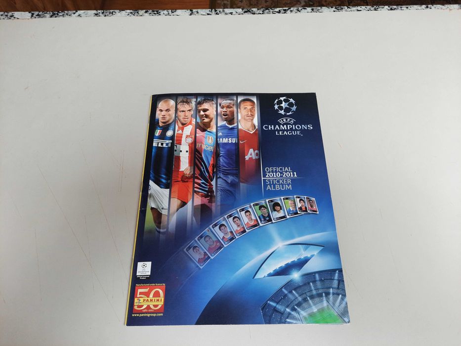 Caderneta de Futebol Champions League 2010/2011 Completa como NOVA