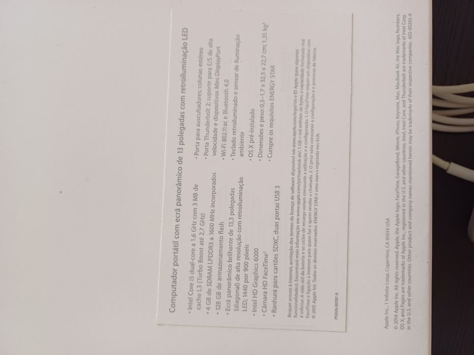 Apple Mac Air - usado