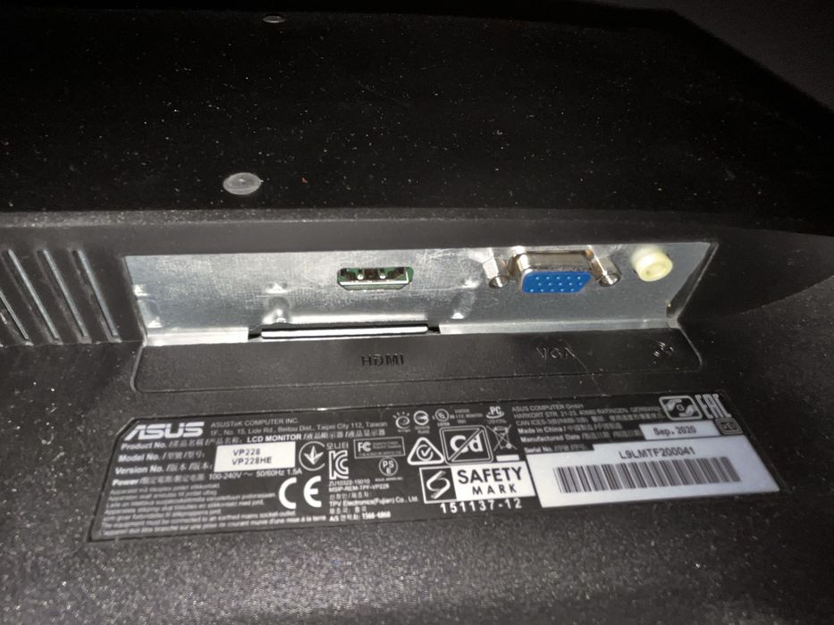 Monitor Asus 21.7 cala