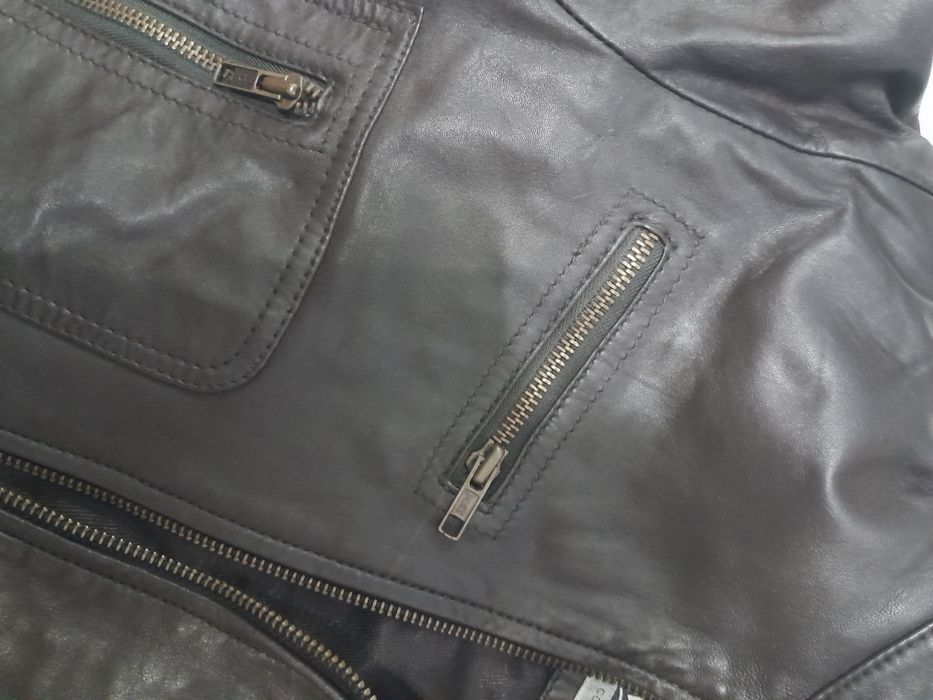 Женская кожаная куртка. Шоколадного цвета. Натуральная кожа