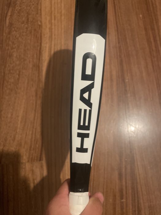 (Nova)Raquele de Padel Head Alpha Junior Preta e Branca