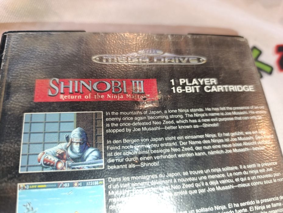 Shinobi III Return Of The Ninja Master Sega Mega Drive testowana