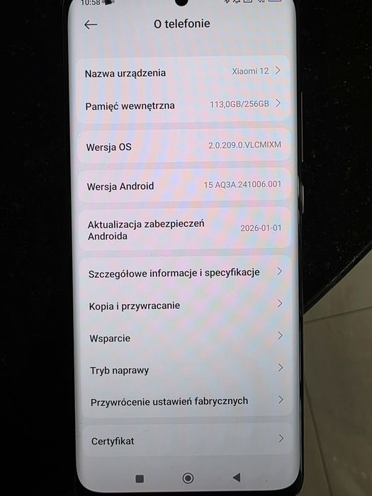 Telefon Xiaomi 12 256G
