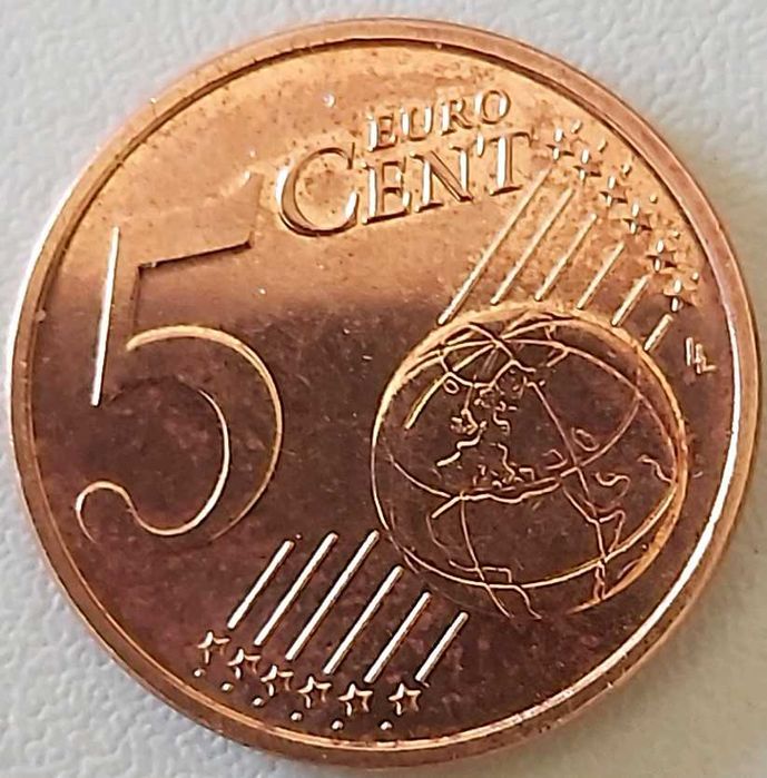 5 Cêntimos de 2018  do Luxemburgo. Henri