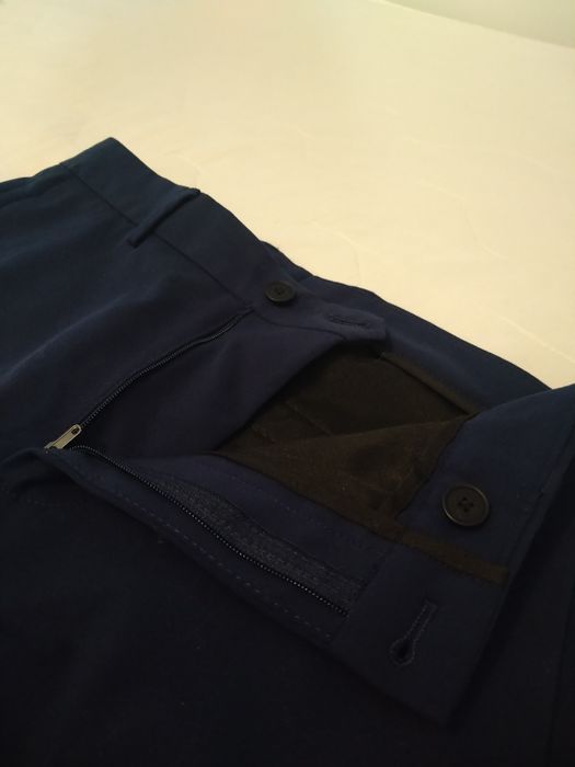 Calças de Fato Azul marinho Zara Homem