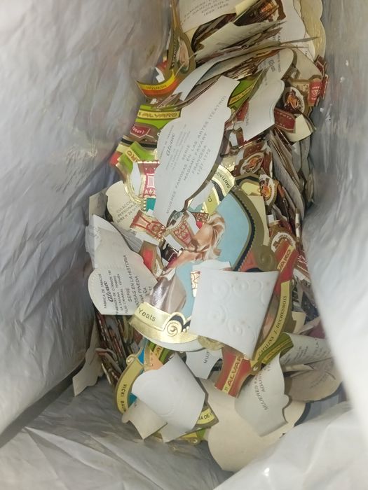 Lote de autocolantes Publicade charutos