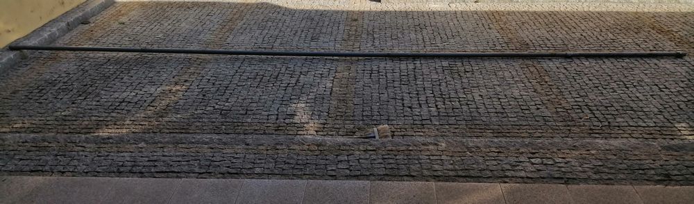 Tubo galvanizado 6,04 metros e 4cm diâmetro