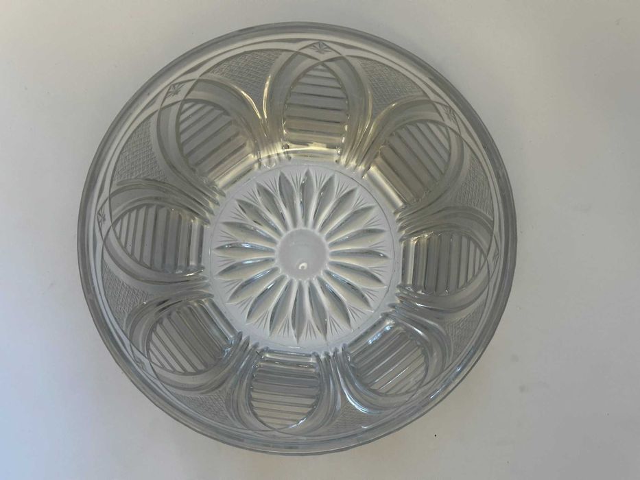 Duża kryształowa misa z okresu PRL