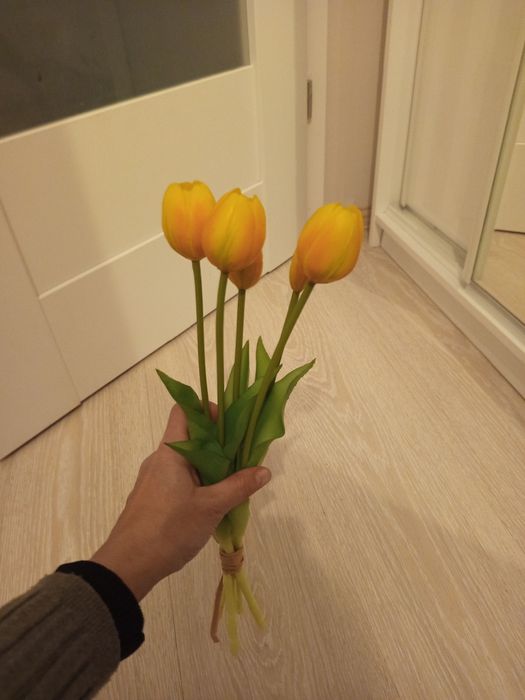 Bukiet tulipanów silikonowe