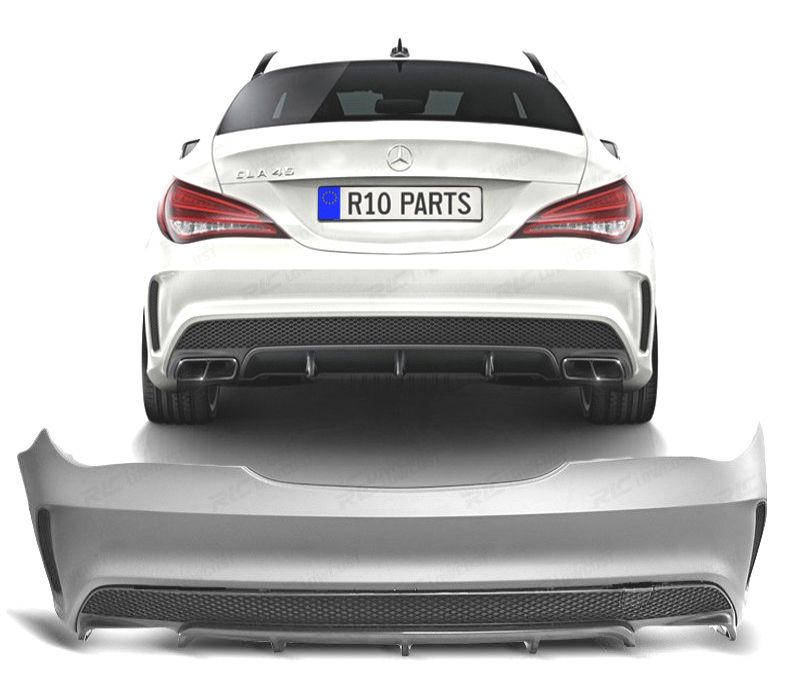 PARA-CHOQUES TRASEIRO MERCEDES CLA W117 C117 LOOK CLA45 AMG