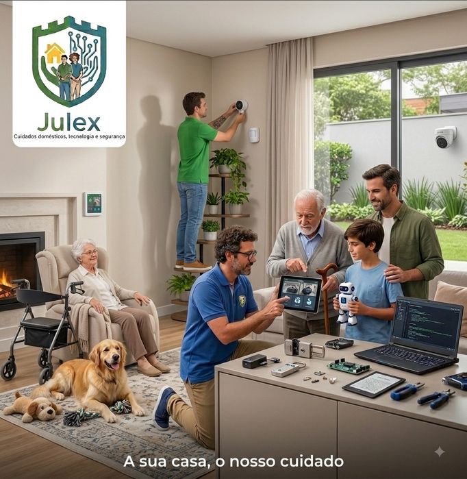 Apoio Domiciliário, Segurança e tecnologia. (HOME CARE) English & Portuguese